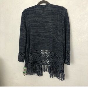 Style & Co Boho Navy Cardigan - Sz Large